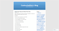 Desktop Screenshot of cookwcheftim.wordpress.com