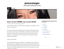 Tablet Screenshot of jesicavanegas.wordpress.com