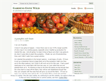 Tablet Screenshot of gardensgonewild.wordpress.com