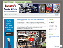 Tablet Screenshot of busbeetruckparts.wordpress.com