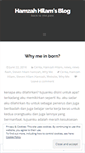 Mobile Screenshot of hamzahhang.wordpress.com