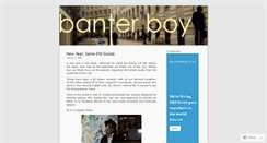 Desktop Screenshot of banterboy.wordpress.com