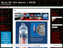 Tablet Screenshot of markofthebeastrifd.wordpress.com
