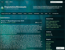 Tablet Screenshot of degustationaficionado.wordpress.com