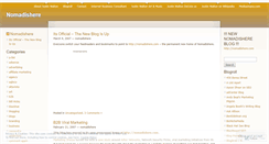 Desktop Screenshot of nomadishere.wordpress.com