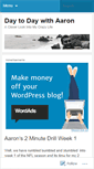Mobile Screenshot of cdifferentwithaaron.wordpress.com
