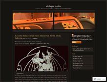 Tablet Screenshot of alelagerlambic.wordpress.com