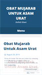 Mobile Screenshot of obatmujarabuntukasamurat.wordpress.com