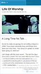 Mobile Screenshot of lifeofworship.wordpress.com