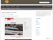Tablet Screenshot of clearideadesign.wordpress.com