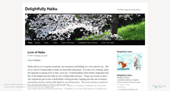 Desktop Screenshot of haikupoetry.wordpress.com