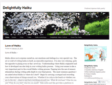 Tablet Screenshot of haikupoetry.wordpress.com