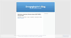 Desktop Screenshot of dvwgegbaplw.wordpress.com