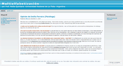 Desktop Screenshot of multialfabetizaciondigital.wordpress.com
