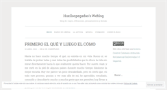 Desktop Screenshot of huellaspegadas.wordpress.com