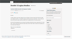 Desktop Screenshot of doublexstudios.wordpress.com