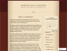 Tablet Screenshot of borderbeatinsider.wordpress.com