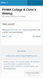 Mobile Screenshot of pihmacollege.wordpress.com