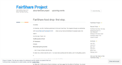 Desktop Screenshot of fairshareproj.wordpress.com