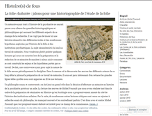 Tablet Screenshot of histoiresdefou.wordpress.com