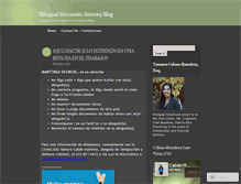 Tablet Screenshot of bilingualmnattorney.wordpress.com