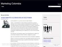 Tablet Screenshot of marketingcolombia.wordpress.com
