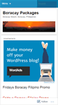 Mobile Screenshot of boracaypackages.wordpress.com