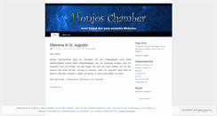 Desktop Screenshot of honjochamber.wordpress.com