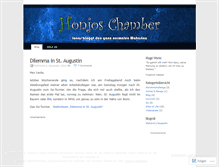 Tablet Screenshot of honjochamber.wordpress.com