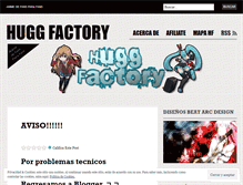 Tablet Screenshot of huggfactory.wordpress.com