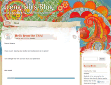 Tablet Screenshot of 4cenglish.wordpress.com