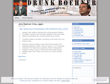 Tablet Screenshot of boehnerbooze.wordpress.com