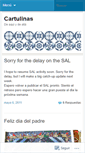 Mobile Screenshot of cartulinas.wordpress.com
