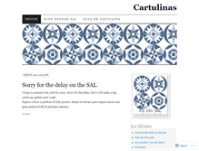 Tablet Screenshot of cartulinas.wordpress.com