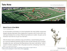 Tablet Screenshot of lisatakesnote.wordpress.com