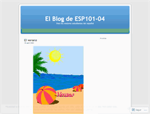 Tablet Screenshot of espanol10104a.wordpress.com