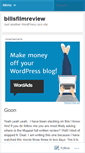 Mobile Screenshot of billsfilmreview.wordpress.com
