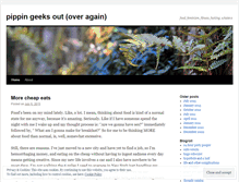 Tablet Screenshot of pippingeek.wordpress.com