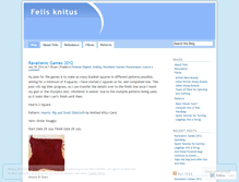 Tablet Screenshot of felisknitus.wordpress.com