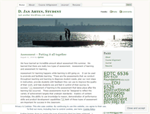 Tablet Screenshot of djahten.wordpress.com