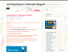 Tablet Screenshot of clubpenguinultimateblogroll.wordpress.com