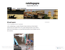 Tablet Screenshot of nataliegagne.wordpress.com