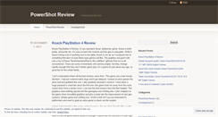 Desktop Screenshot of powershotreview.wordpress.com