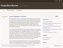 Tablet Screenshot of powershotreview.wordpress.com