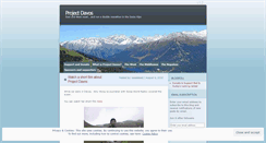 Desktop Screenshot of projectdavos.wordpress.com