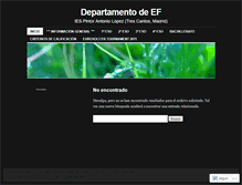 Tablet Screenshot of efpintorantoniolopez.wordpress.com