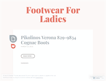 Tablet Screenshot of footwearforladies0ix.wordpress.com