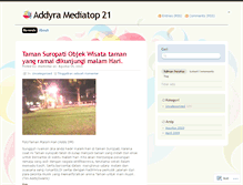 Tablet Screenshot of addyramedia.wordpress.com