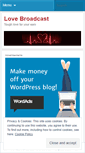 Mobile Screenshot of lovebroadcast.wordpress.com