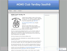 Tablet Screenshot of momsclubyardleysouth.wordpress.com